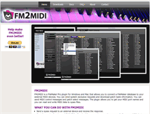 Tablet Screenshot of fm2midi.com